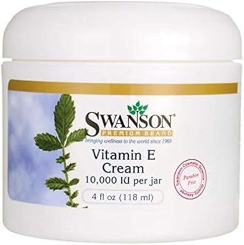 Swanson Vitamin E Cream 4 Fl Ounce (118 Ml) Cream