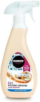 Ecozone 3 In 1 Kitchen Cleaner & Degreaser 500Ml (Pack Of 4)