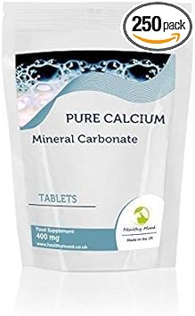 Calcium Carbonate 400Mg Mineral Vitamin Food Supplement 250 Tablets Pills Healthy Bones And Teeth Nutrition Supplements Healthy Mood Uk Quality Nutrients