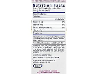Crystal Light 00757 On The Go, Iced Tea, .16Oz Packets, 30/Box