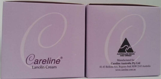 2 X Careline Lanolin Cream With Grape Seed Oil & Vitamin E 100Ml : Beauty & Personal Care