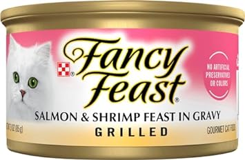 Fancy Feast Salmon & Shrimp Cat Food, 3 Oz