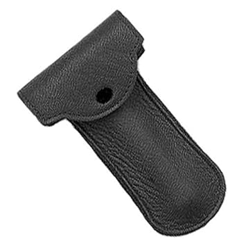 Parker Double Edge Safety Razor Travel Case-Premium Leather Safety Razor Case, Snap-Lock Design-Compatible With Parker Merkur, Gillette And All Other Standard Double Edge Safety Razors