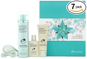 Liz Earle Beauty Favourites Collection Cleanse & Polish Hot Cloth Cleanser 100Ml, 2 Pure Muslin Cloths, Eyebright Soothing Eye Lotion 50Ml, Gentle Face Exfoliator 50Ml, Gift Boxed