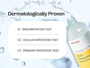 Ma:Nyo Pure Cleansing Water | Triple Micellar Technology For Sensitive Skin, Makeup Remover & Hydrating Cleanser, Korean Skincare 16.9 Fl Oz (500Ml) : Beauty & Personal Care