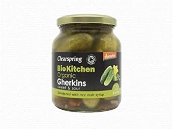Clearspring Bio Kitchen Organic Sweet and Sour Gherkins 350g : Amazon.co.uk: Grocery