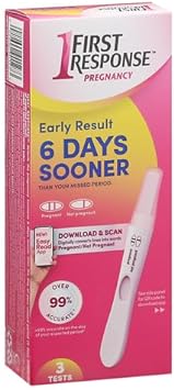 First Response Early Result Pregnancy Test, 3 Count(Pack Of 1)(Packaging & Test Design May Vary)