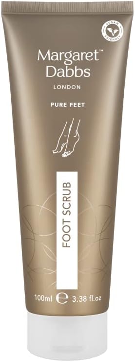 Margaret Dabbs Pure Natural Foot Scrub Removes Dry and Flaky Skin with Buriti and Jojoba Oil 100ml : Amazon.co.uk: Beauty