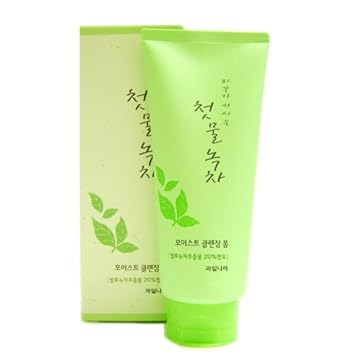The First Green Tea Natural Facial Cleansing Foam - Fermented Green Tea : Beauty & Personal Care