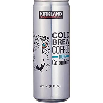 Kirkland Signature Signature Cold Brew Colombian Coffee, 11 Fl Oz (Pack Of 12)