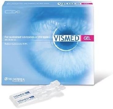 Three Packs Of Vismed Gel Eye Drops 20 X 0.45Ml Vials