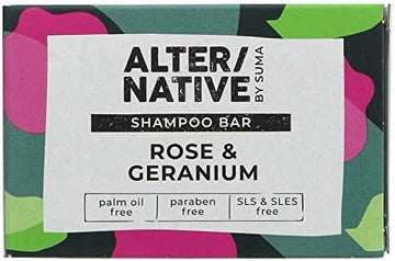 Alter/Native By Suma | Shampoo Bar - Rose & Geranium | 5 X 95G (Uk)