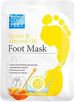 Escenti Cool Feet Honey & Almond Oil Hydrating Foot Mask