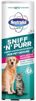 Neutradol Sniff N Purr Pet Carpet&Room Deodoriser 525G (Q)