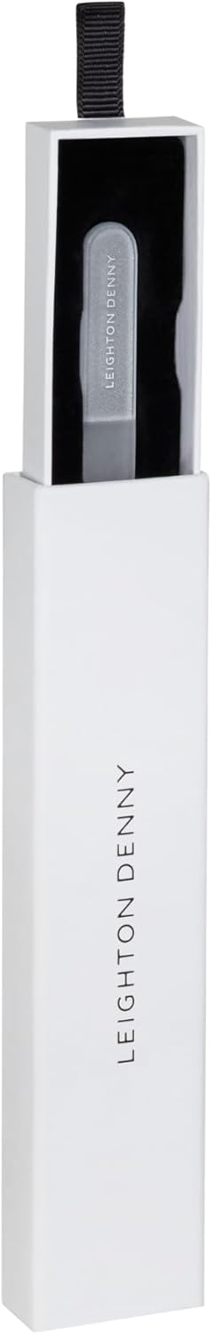 Leighton Denny Shape & Shine - Small Crystal Nail File & 3-In-1 Nail Buffer - Vegan