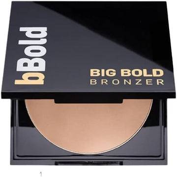 Bbold Big Bold Bronzer With Full-Size Mirror, Vegan & Cruelty Free, Professional Finely Milled Powder