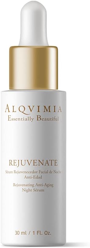 Alqvimia Essentially Beautiful Rejuvenate Regenerating Anti-Aging Night Serum, 30 Ml