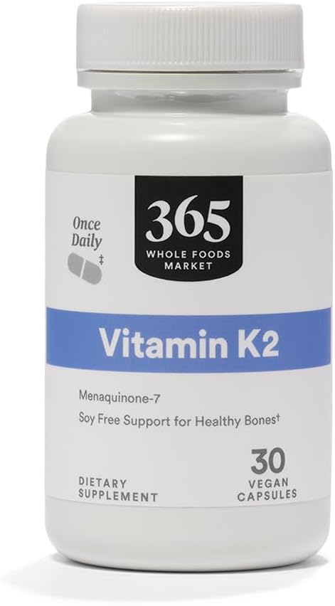 365 By Whole Foods Market, Vitamin K2, Vegan, 30 Count