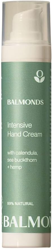 Balmonds Intensive Hand Cream 100Ml - Hand Moisturiser For Dry Or Sensitive Skin, Effective Natural Unscented Emollient For Hands