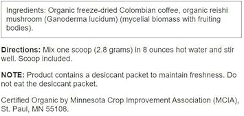 Swanson Certified Organic Ganoderma (Reishi) Coffee 3 Ounce (84 G) Jar (2 Pack)