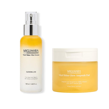 Vital Shine Mist Serum & Glow Ampoule Pad Bundle