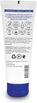 Cleure Original Natural Toothpaste - Flavor-Free, Fluoride-Free - Helps Whiten - With Xylitol For Fresh Breath - Natural Great Taste For Children & Adults - Mint-Free (4Oz Tube)