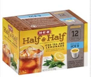 H.E.B Iced Tea Single Serve Cups 12 Cts. (Pack Of 2) (Half & Half)