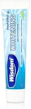 Wisdom Fluoride Toothpaste Fresh Effect Whitening, Extra Mint, 100Ml