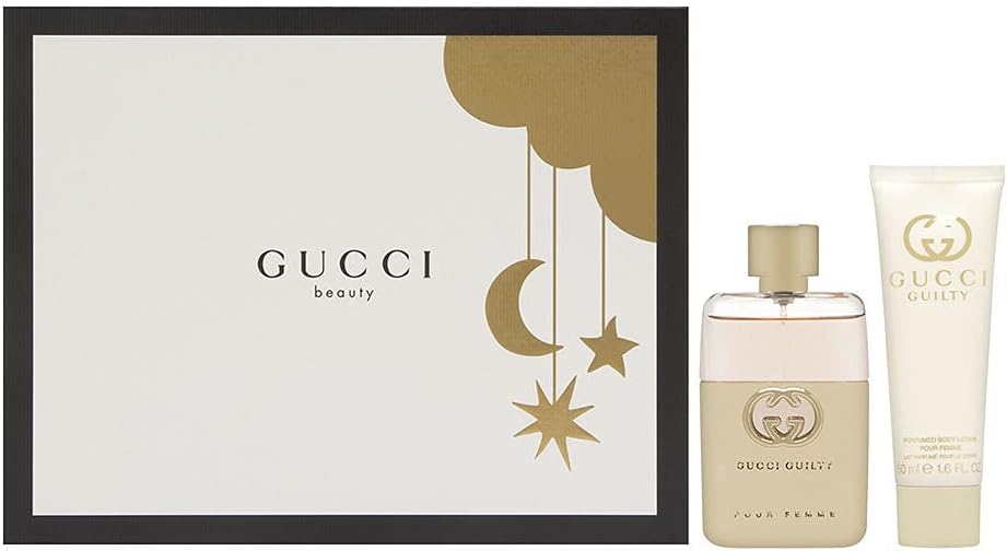 Gucci Guilty Pour Femme By Gucci 2 Piece Set Includes: 1.6 Oz Eau De Parfum Spray + 1.6 Oz Perfumed Body Lotion
