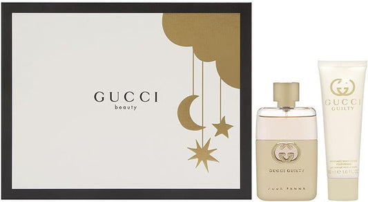 Gucci Guilty Pour Femme By Gucci 2 Piece Set Includes: 1.6 Oz Eau De Parfum Spray + 1.6 Oz Perfumed Body Lotion