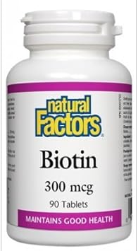 Natural Factors Biotin 300 mcg Tablets