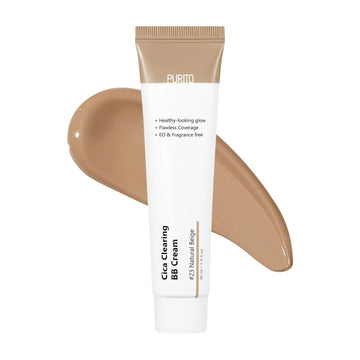 Purito Cica Clearing Bb Cream #23 Natural Beige 1 Fl.Oz / 30Ml, Vegan Bb Cream, Foundation, Cruelty Free