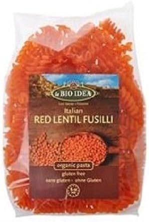 La Bio Idea Red Lentil Fusilli - Gluten Free 250G (Pack Of 12)
