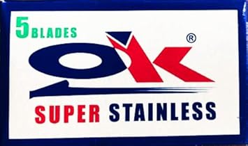 100 Ok Super Stainless Double Edge Razor Blades