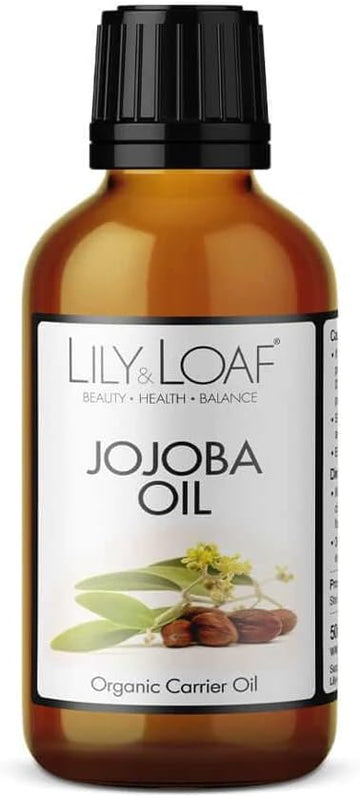 Lily & Loaf Jojoba Organic Carrier Oil | 100% Pure & Natural | 50Ml