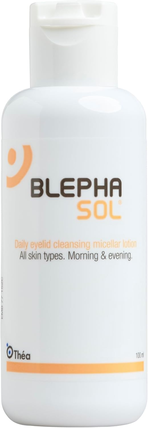 Blephasol Micellar Eyelid Cleansing Lotion | Effective And Gentle Cleansing For Make-Up Removal, Inflamed And Sensitive Eyelids | Soap & Alcohol-Free | 100Ml