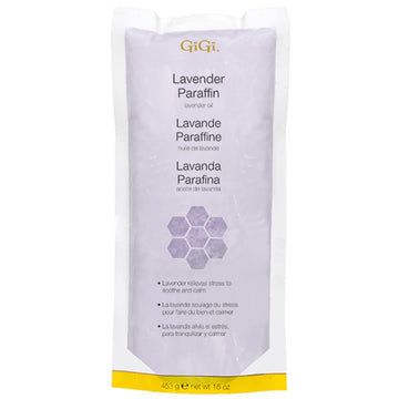 Gigi Lavender Paraffin Wax With Grape Seed Oil, 16 Oz