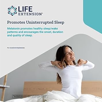 Life Extension Melatonin Ir/Xr, 1.5 Mg, Immediate- And Extended-Release Formula For Optimal Sleep Support, Healthy Circadian Rhythms, Cellular Defense, Gluten-Free, Non-Gmo, 2 X 60 Capsules