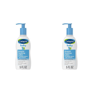 Cetaphil Baby Eczema Soothing Lotion with Colloidal Oatmeal, For Dry, Itchy and Irritated Skin, 5 Fl. Oz (Pack of 2)