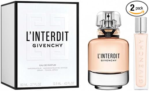 Givenchy L'Interdit Set: Edp Spray 80Ml & Edp Spray 12.5Ml