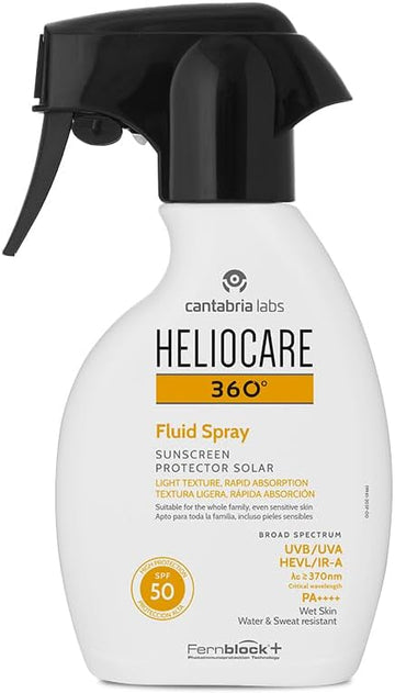 360° Fluid Spray Spf50 250 Ml