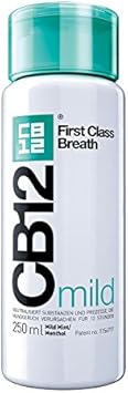 Cb12 250Ml 6 Pack Mild Mint Safe Breath Oral Care Agent