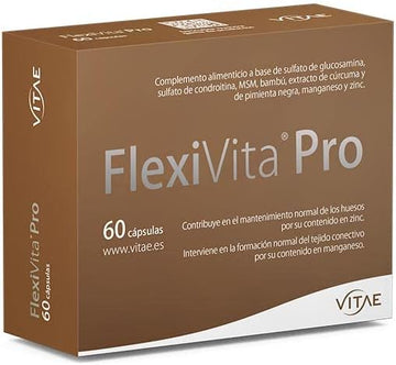 Vitae Flexivita Pro 60 Capsules | Joints, Cartilages And Tendons | Osteomuscular Health | Glucosamine And Chondroitin | Natural Formula