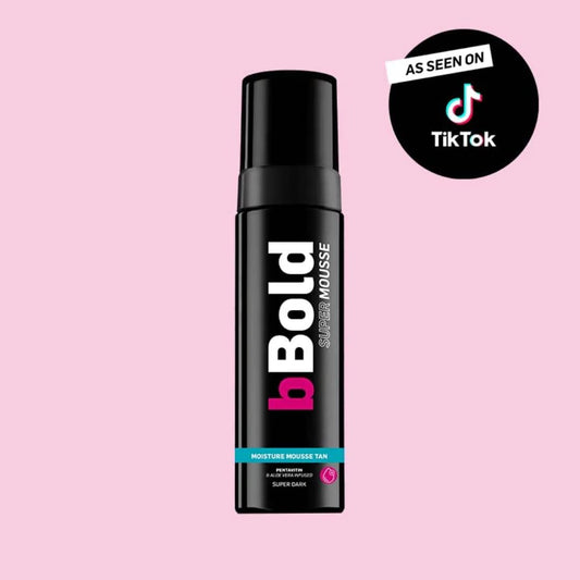 Bbold Super Dark Mousse, Self Tan With Aloe Vera & Pentavitin, Vegan & Cruelty Free Professional Fake Tan Mousse 175Ml