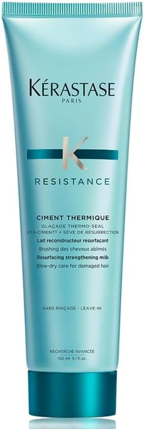 Kérastase Resistance Ciment Thermique, Daily Nourishing Leave-In Treatment, For Damaged Hair, With Vita-Ciment Complex, 150Ml