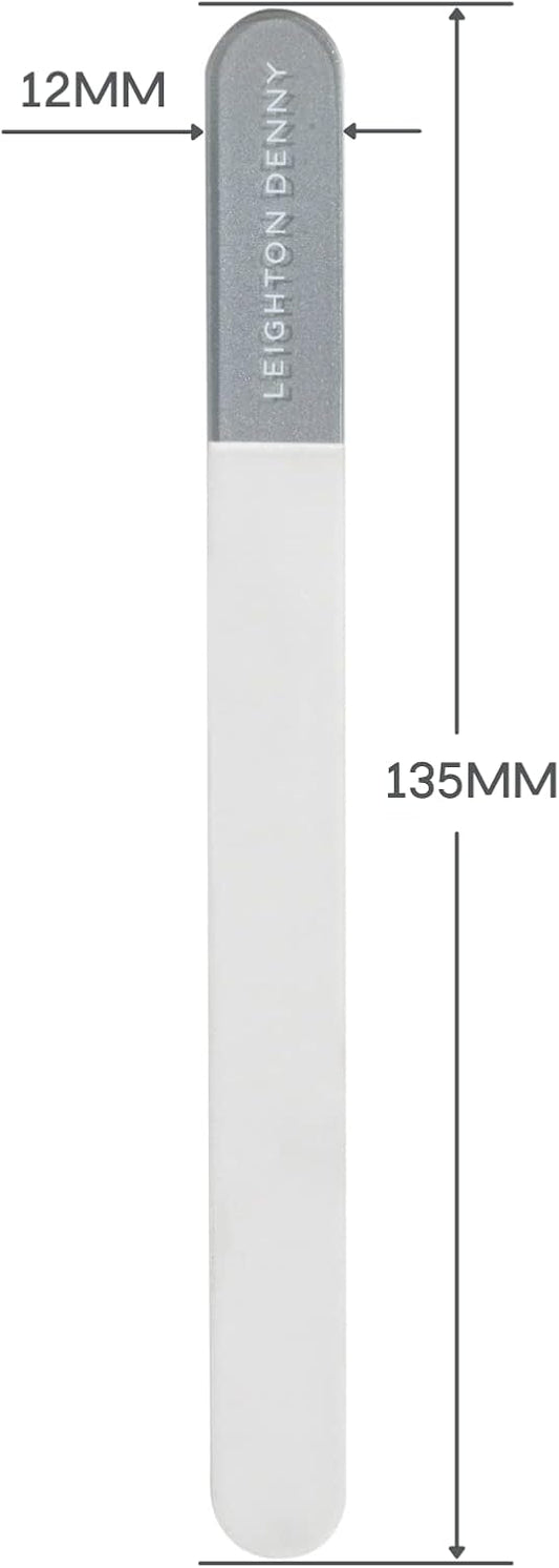Leighton Denny Small Crystal Nail File (135Mm) With Eco Case