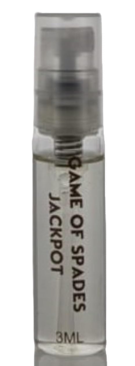 Jo Milano Game Of Spades Jackpot Vial Parfum Spray For Unisex, 0.10 Ounce/3Ml