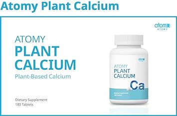 A.T.O.M.Y Plant Calcium Plant-Based Calcium 180 Tablets