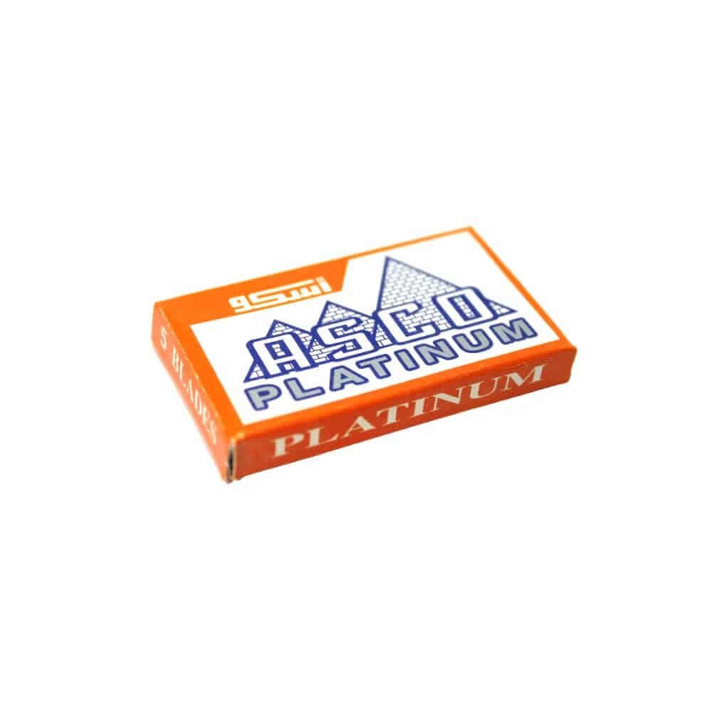 100 Asco Platinum Double Edge Razor Blades
