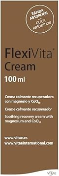 Vitae Flexivita Cream 100ml | Recovery and massage formula | Magnesium, Arnica, CoQ10 | Natural formula for musculoskeletal health : Amazon.co.uk: Health & Personal Care